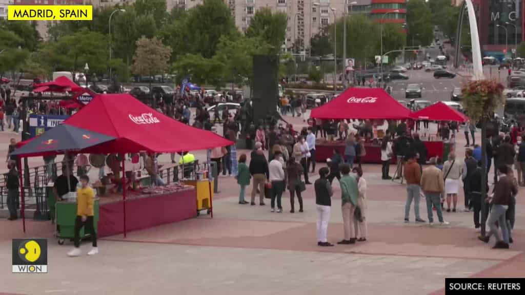 Spanish aficionados return to Madrid bullring for first time since pandemic