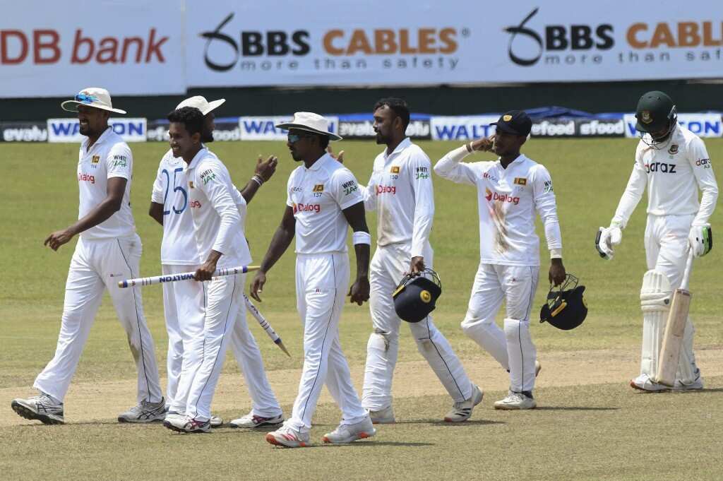 Jayawickrama's 11 debut wickets seal Sri Lanka win over Bangladesh Jayawickrama's 11 debut wickets seal Sri Lanka win over Bangladesh