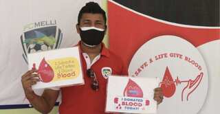 ‘Brilliant’ Nirmal organises blood donation camp to aid hometown's battle against COVID-19