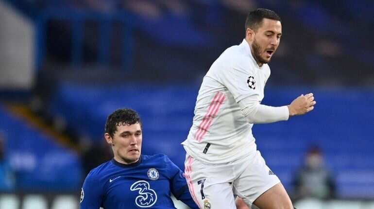 #Hazardout: Real Madrid fans fume after Belgian's reaction following full time against Chelsea