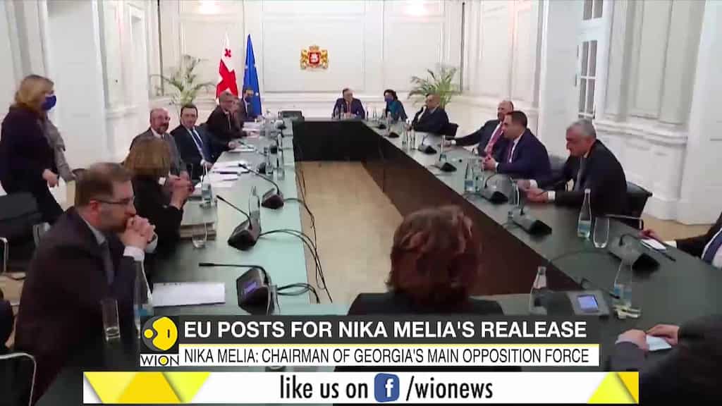 European Union posts to free jailed opposition leader of Georgia