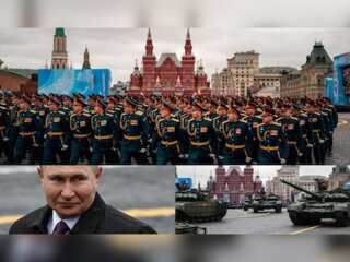Russia celebrates victory over Nazi Germany with huge parade on Red Square