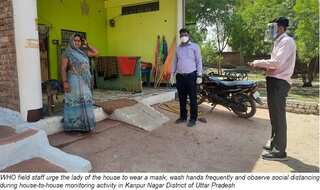 Uttar Pradesh government initiates team for house-to-house active case finding of COVID-19 in rural areas