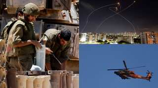 Gaza conflict intensifies with rocket barrages and air strikes