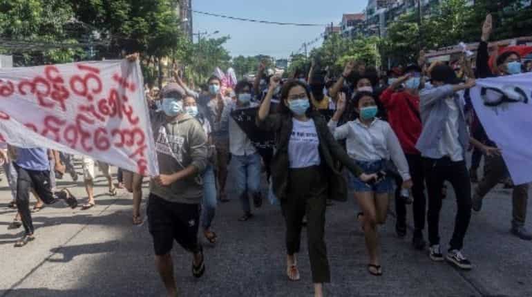Kicked in the groin: Myanmar teen describes junta's brutal treatment of detained women Kicked in the groin: Myanmar teen describes junta's brutal treatment of detained women