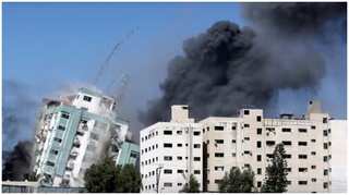 Owner of destroyed Gaza building which housed media offices files ICC complaint