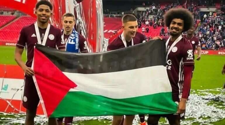 Leicester City players express support for Palestine after FA Cup win