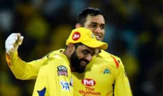 IPL 2021: MS Dhoni imitates Ravindra Jadeja's sword celebration, CSK all-rounder responds - Watch