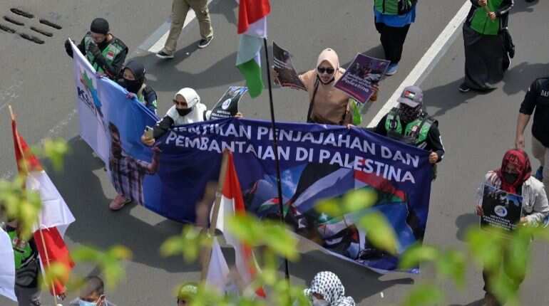 Demonstration on streets