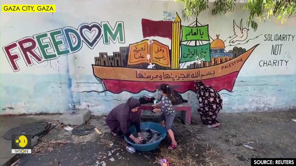 In Gaza, U.N. classrooms become dormitories as Palestinians flee conflict