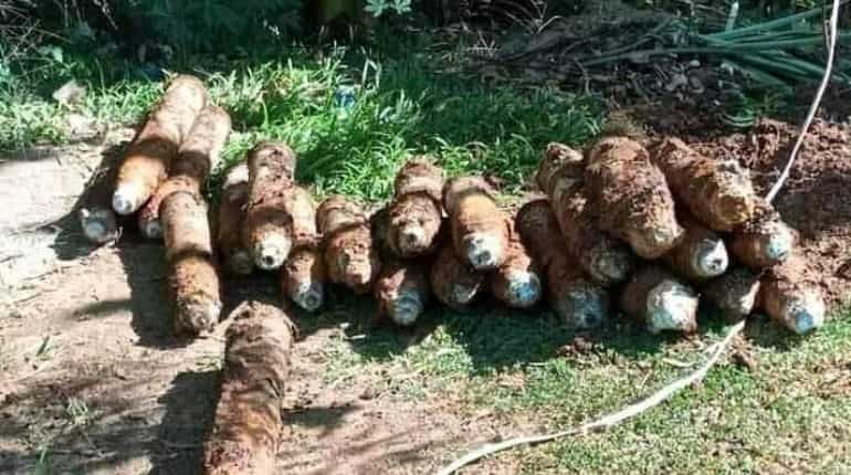 Over 100 unexploded bombs from World War II found in Solomon Islands Over 100 unexploded bombs from World War II found in Solomon Islands