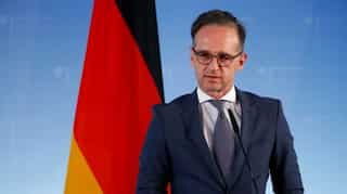 German FM expresses 'solidarity' with Israel, calls for ceasefire