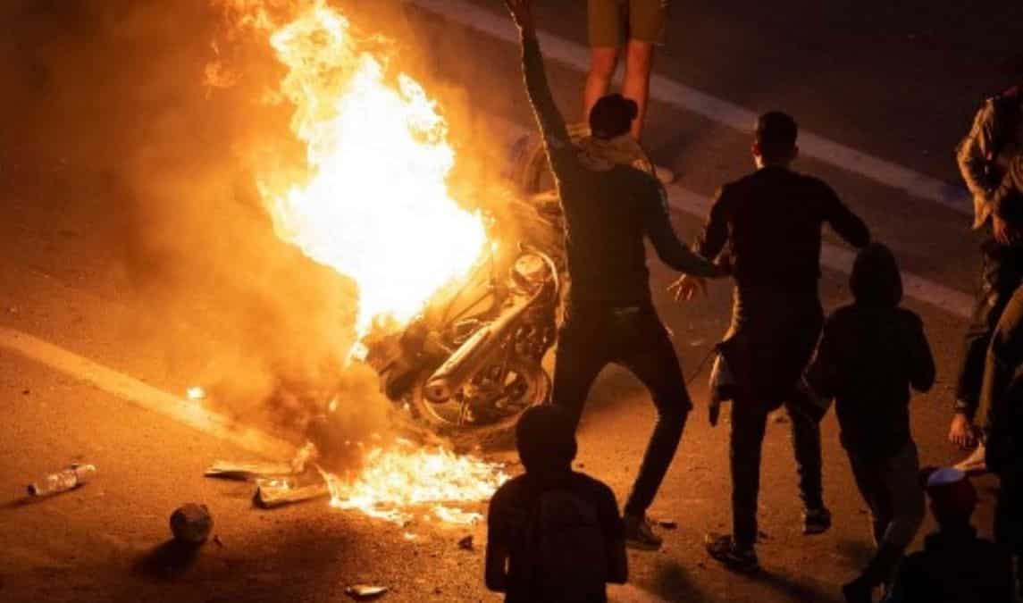 Clashes with the police