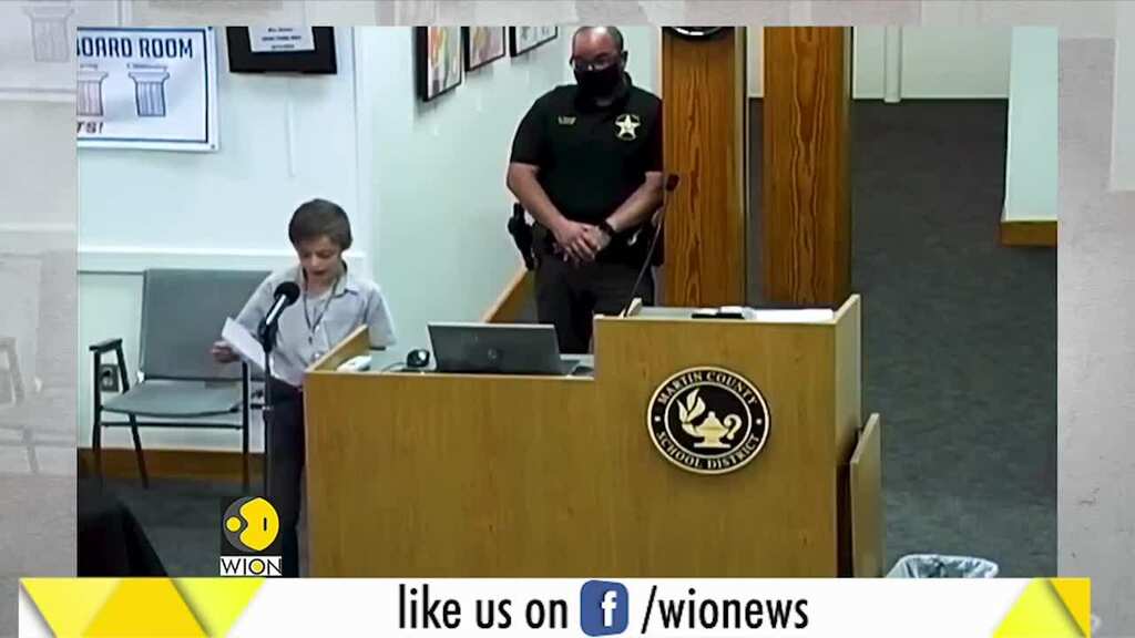 Fourth grader who spoke out against school mask mandate