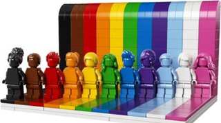 Lego celebrates diversity with rainbow-coloured figurines