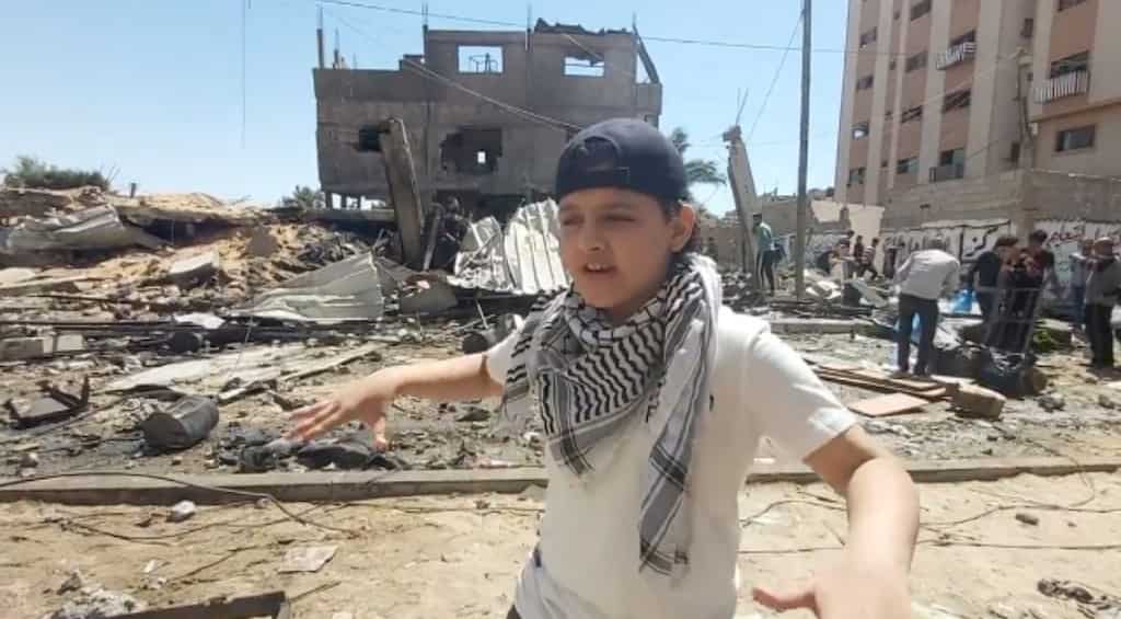Watch: 12-year-old Gaza rapper sings emotionally on Palestine's plight