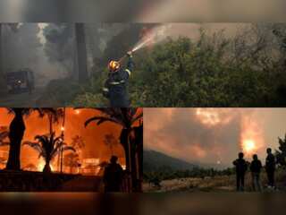 'Ecological disaster' feared as Greece battles forest fire