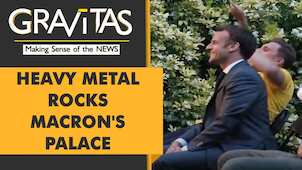 Gravitas: Macron hosts heavy metal band after losing bet