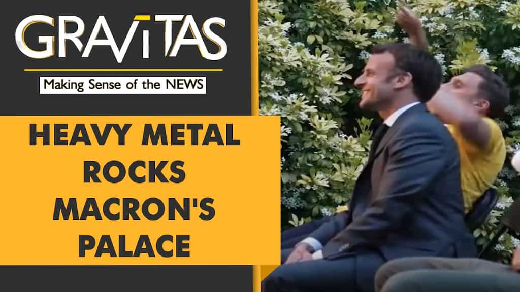 Gravitas: Macron hosts heavy metal band after losing bet