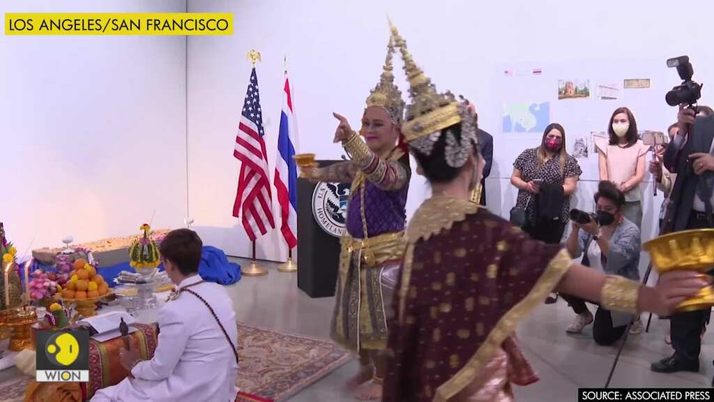 Ceremony marks return of stolen Thai antiquities