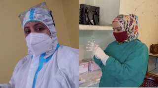 Covid in India: One nurse delivers 100 babies of patients while another vaccinates 6,000 people
