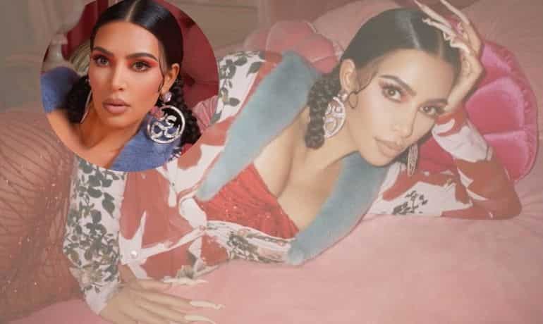 Kim Kardashian called out for cultural appropriation as she flaunts 'Om' earrings