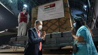 With Rumi's message and political intent of good ties, Turkey sends anti-Covid assistance to India