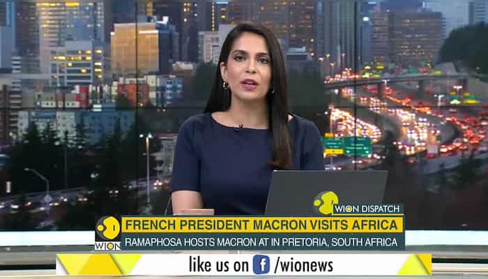 South African President Ramaphosa hosts Macron in Pretoria