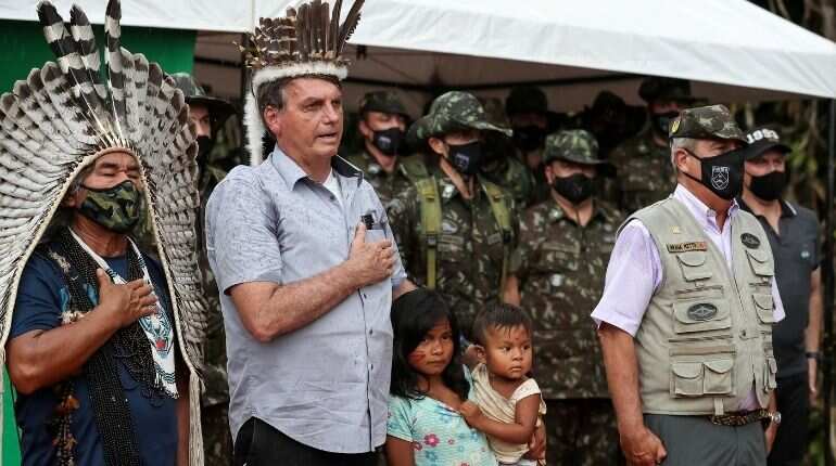 Bolsonaro visits indigenous lands in Amazon despite protests Bolsonaro visits indigenous lands in Amazon despite protests