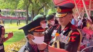 'Nothing can stop you from achieving', says wife of late Major who joined Indian Army
