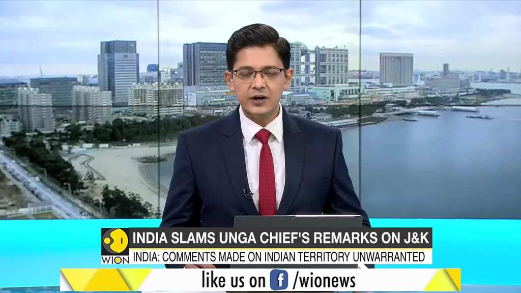 India slams UNGA chief for remark on Jammu & Kashmir during Pak visit