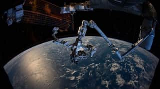 A piece of space debris recently damaged the International Space Station