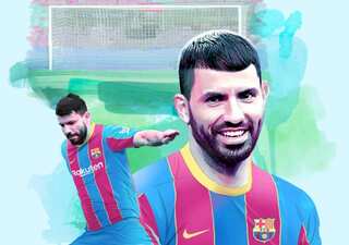 Football: Sergio Aguero signs for Barcelona on a free transfer