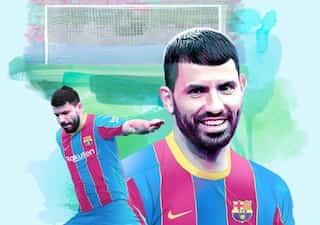 Football: Sergio Aguero signs for Barcelona on a free transfer
