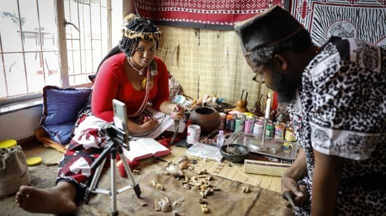Ancient traditional healing rituals go digital in virus-hit South Africa