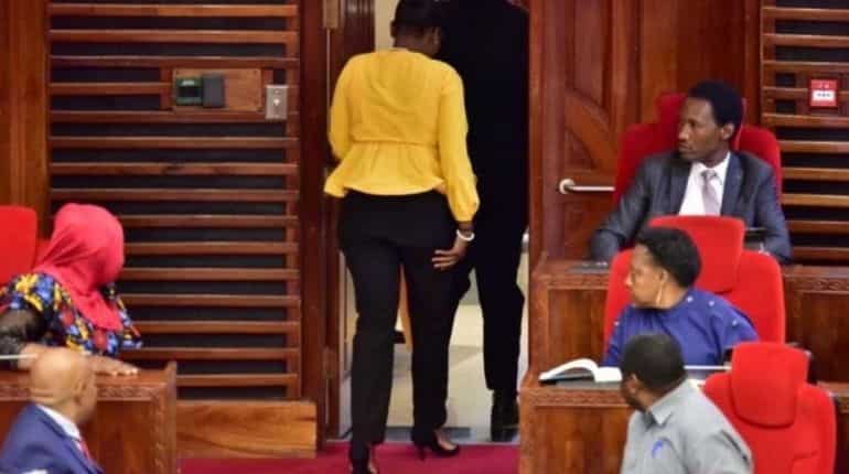 'Go dress up well': Female MP removed from Tanzania Parliament for wearing tight pants 'Go dress up well': Female MP removed from Tanzania Parliament for wearing tight pants