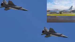 Russia scrambles MiG-31 interceptor jet to accompany US military plane over Barents sea