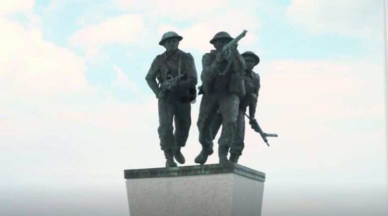 British memorial opens in France to remember D-Day fallen