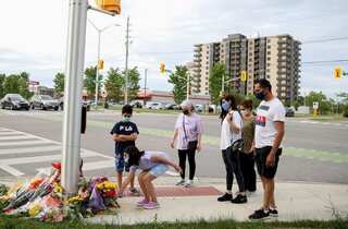 Four Muslim family members killed in suspected hate crime in Canada's Ontario