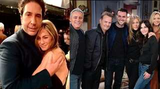 'Friends' reunion: David Schwimmer, Jennifer Aniston share 'last hug of the night' in new BTS photos