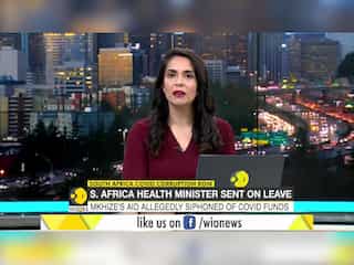 South Africa's health minister put on special leave