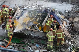 South Korea building collapses suddenly, killing nine