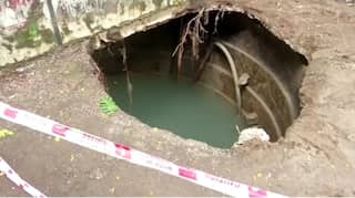 'Never imagined this in my dreams,' says owner of car swallowed by Mumbai sinkhole