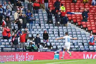 Outrageous! Czech Republic's Patrik Schick scores goal of Euro 2020 contender against Scotland - Watch
