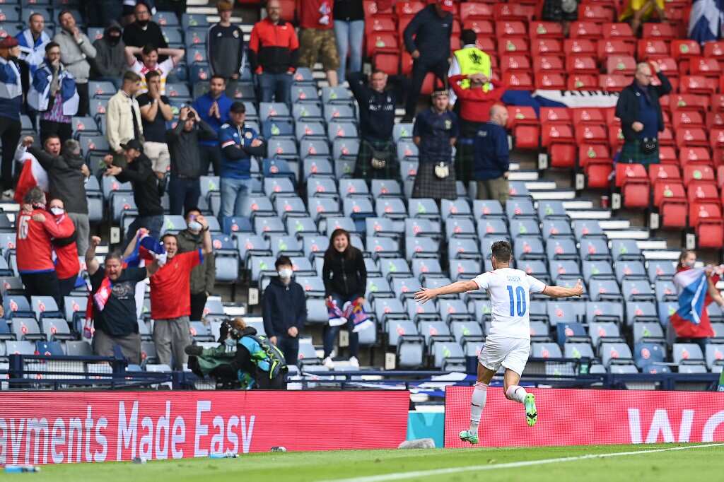 Outrageous! Czech Republic's Patrik Schick scores goal of Euro 2020 contender against Scotland - Watch