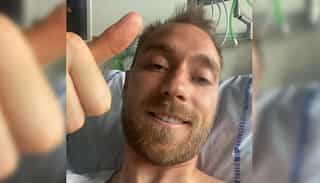 Football: Christian Eriksen provides health update from hospital after suffering cardiac arrest in Euro 2020 match