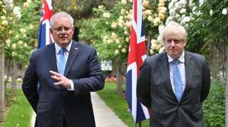 Greenpeace accuses UK of ditching climate pledge to secure trade deal with Australia