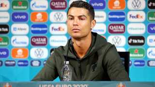 Football: Cristiano Ronaldo removes Coca-Cola bottles at Euro 2020 press conference, advises to drink water
