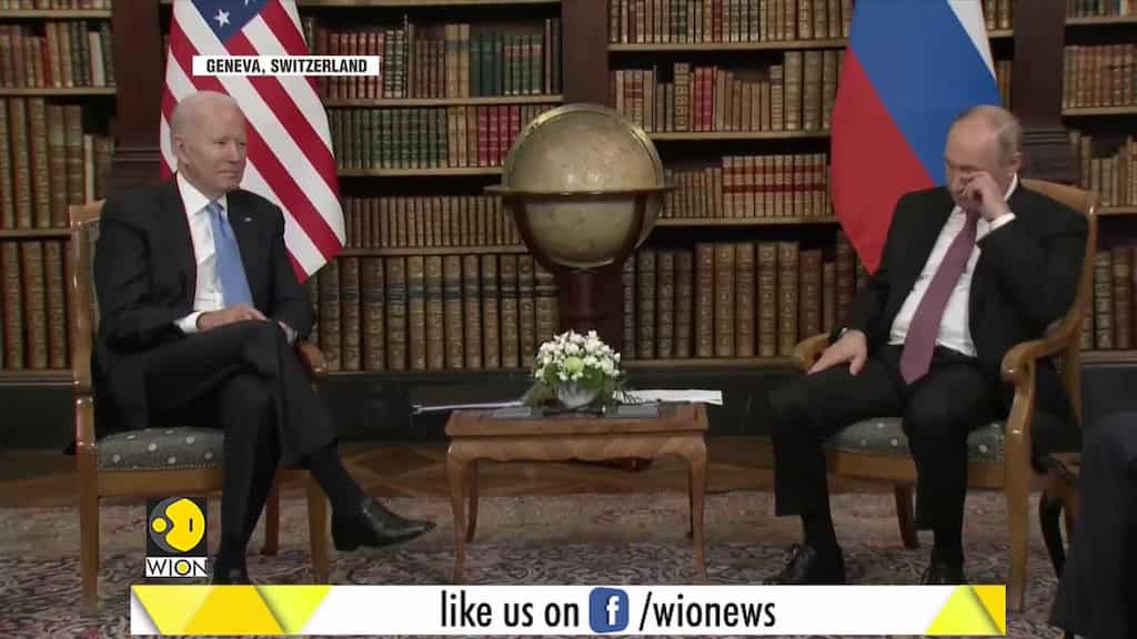 Biden & Putin face off in Villa La Grange in Geneva