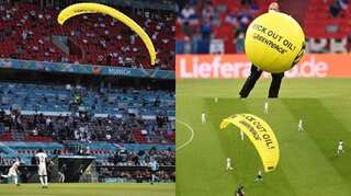 Football: Snipers 'were ready to shoot' Greenpeace Euro 2020 parachutist